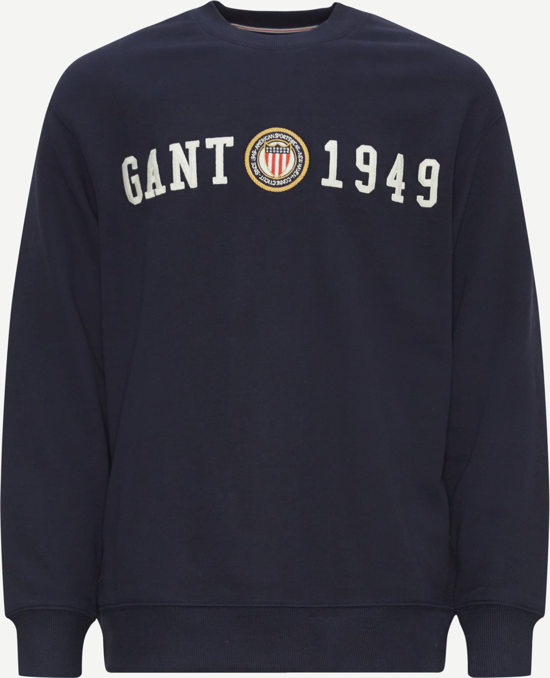 Gant Sweatshirts CREST C-NECK 2006068 Blå